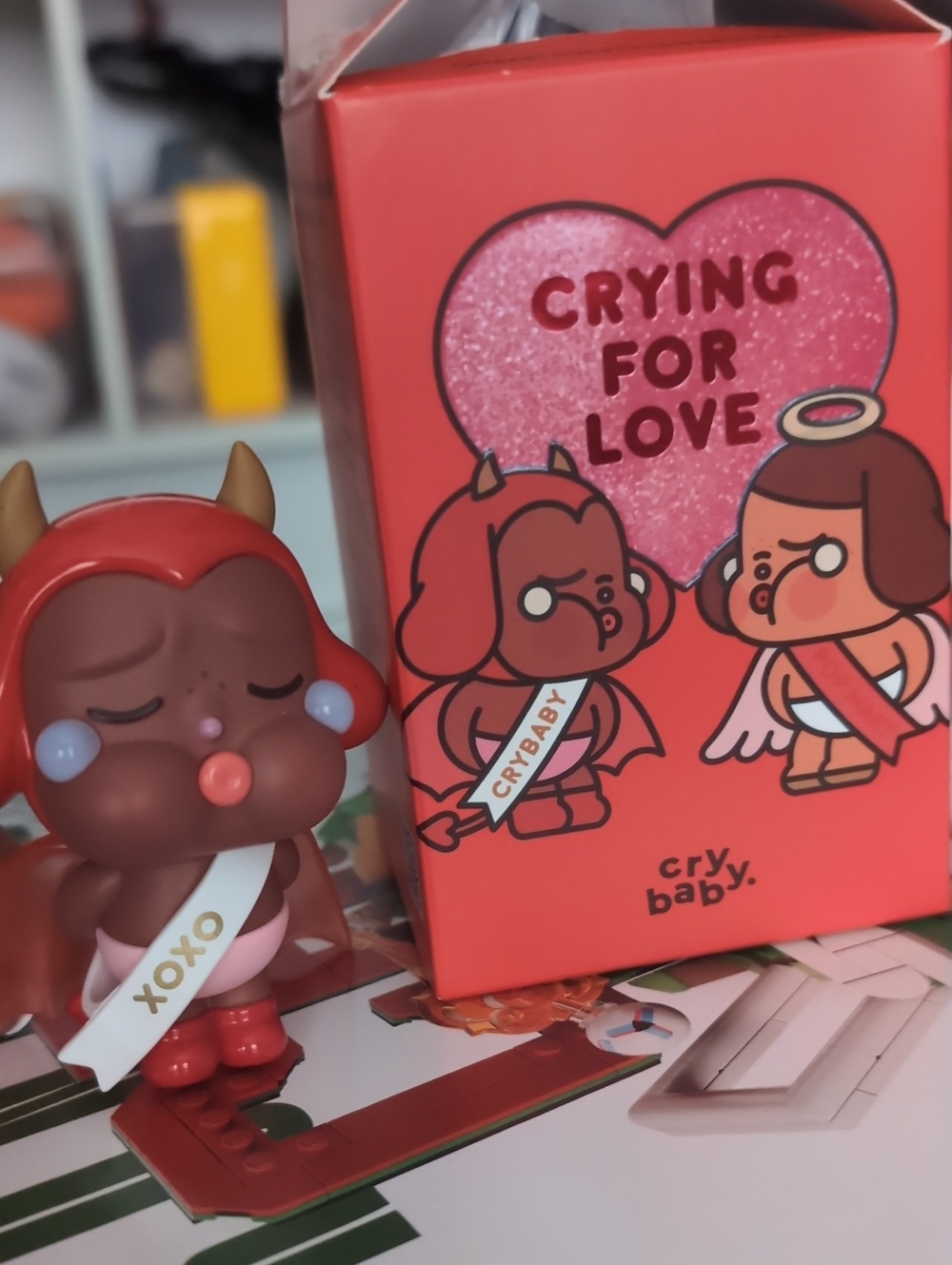 ❤️New 'CryBaby' Crying For Love Designer Toy Series- "Kiss Kiss Devil"